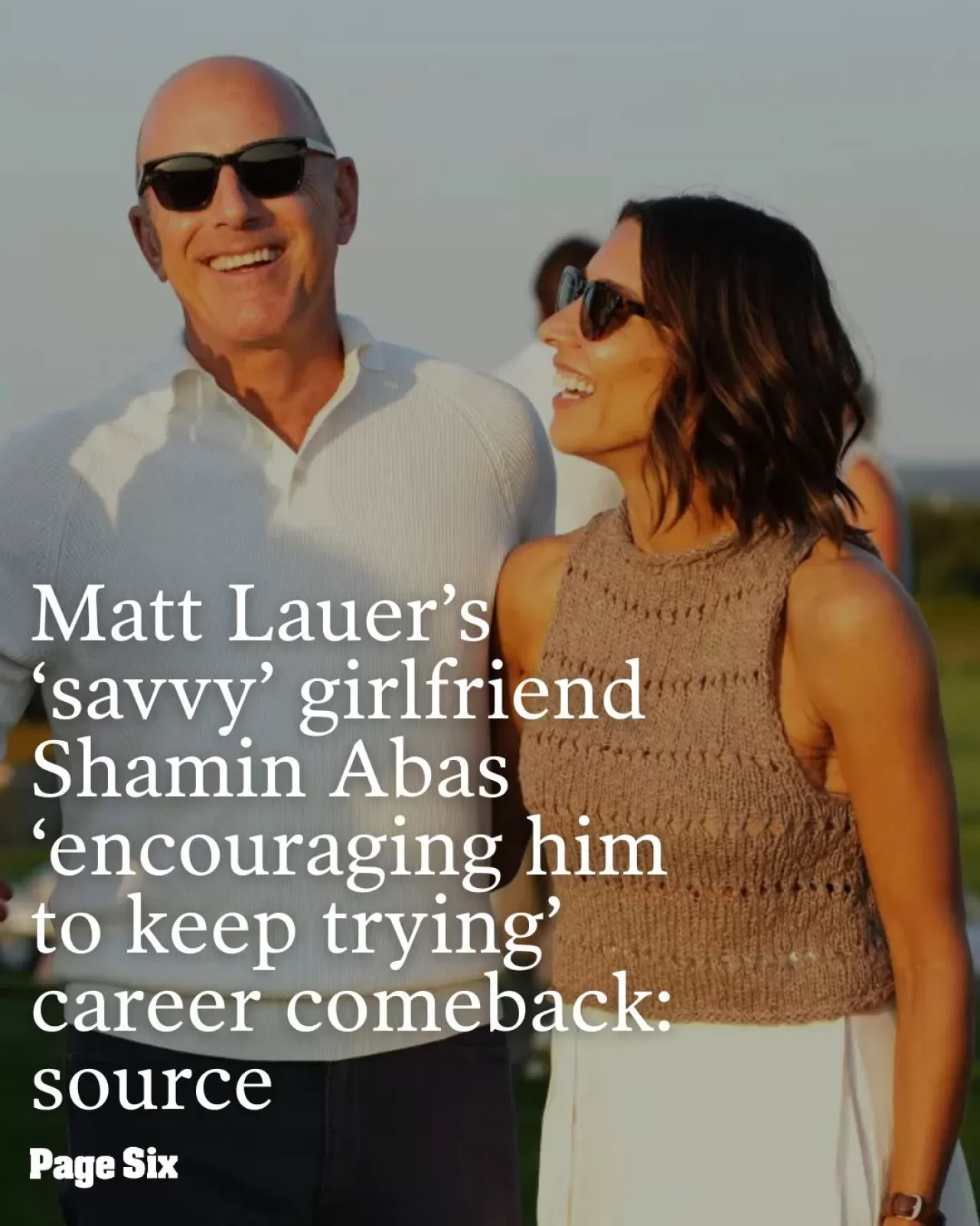 Matt Lauer'nin Televizyona Dönüş Söylentilerinin Arkasındaki İsim: Shamin Abas