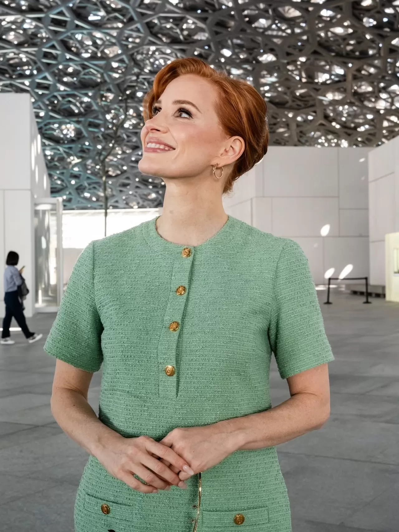 Jessica Chastain Abu Dabi'yi Ziyaret Etti