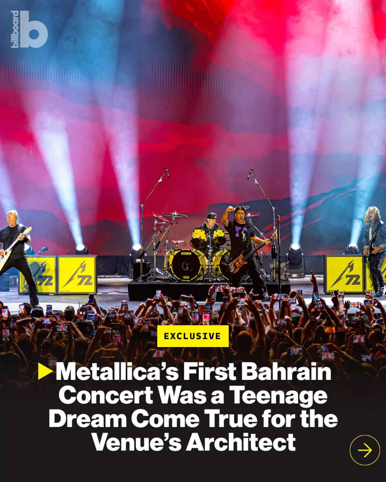 Bahreyn'e Açılan Müzik Kapısı: Metallica'yı Getiren Amfitiyatro