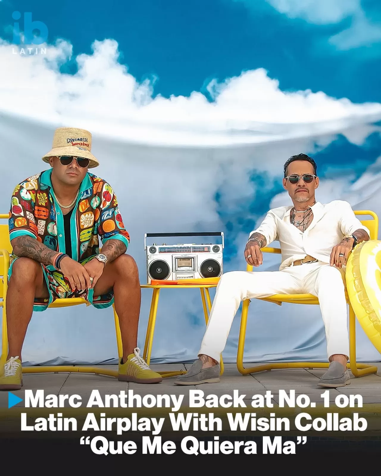 Marc Anthony ve Wisin, Billboard Latin Airplay Listesi'nde Zirveye Yerleşti