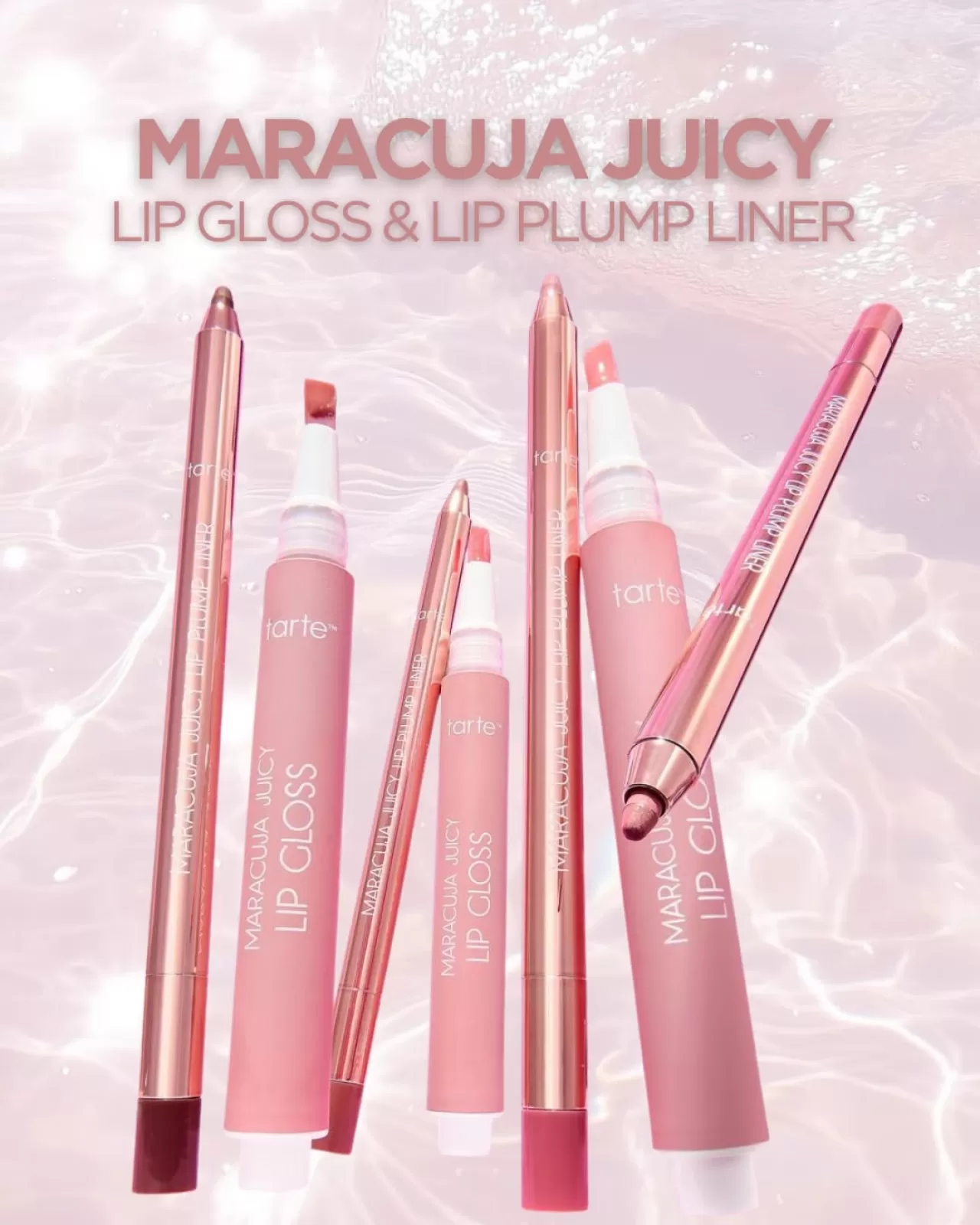 Tarte Cosmetics, Dudak Parlatıcı ve Dolgunlaştırıcı Liner'dan Oluşan Yeni Seriyi Piyasaya Süredü