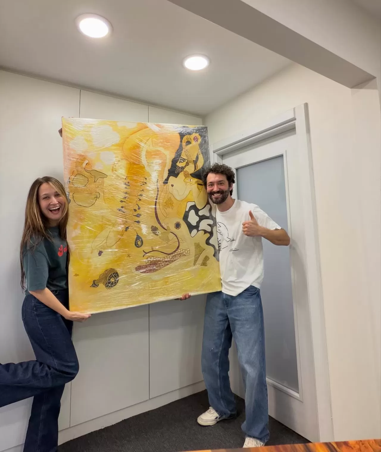 Yener Özer'in Stüdyosundan Yeni Bir Eser Gupse Özay'ın Koleksiyonuna Katıldı