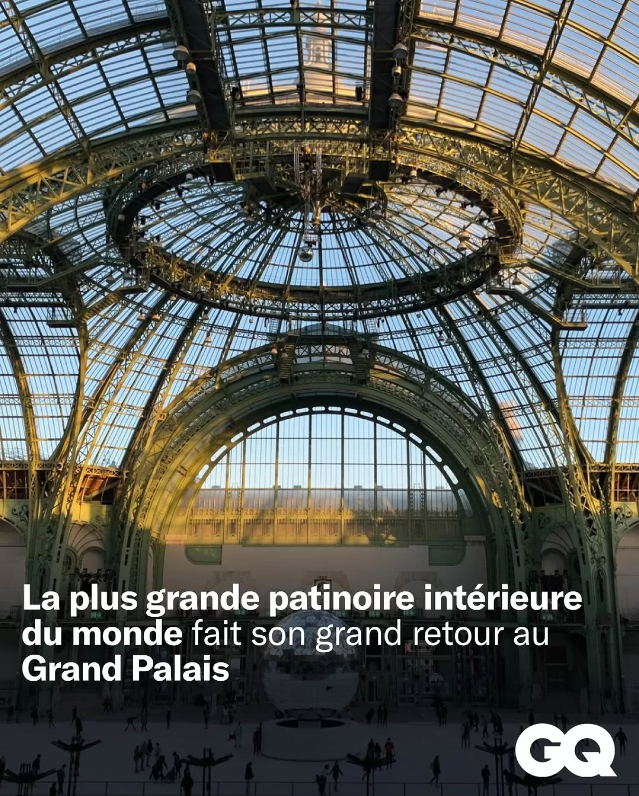 Grand Palais, Dev Kapalı Buz Pateni Pisti ile 2026'ya Kadar Ziyaretçilerini Ağırlayacak