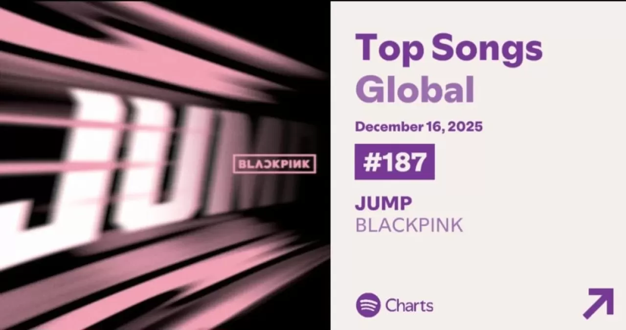 BLACKPINK'ın "JUMP" Şarkısı Spotify Global Listesine Yeniden Girdi