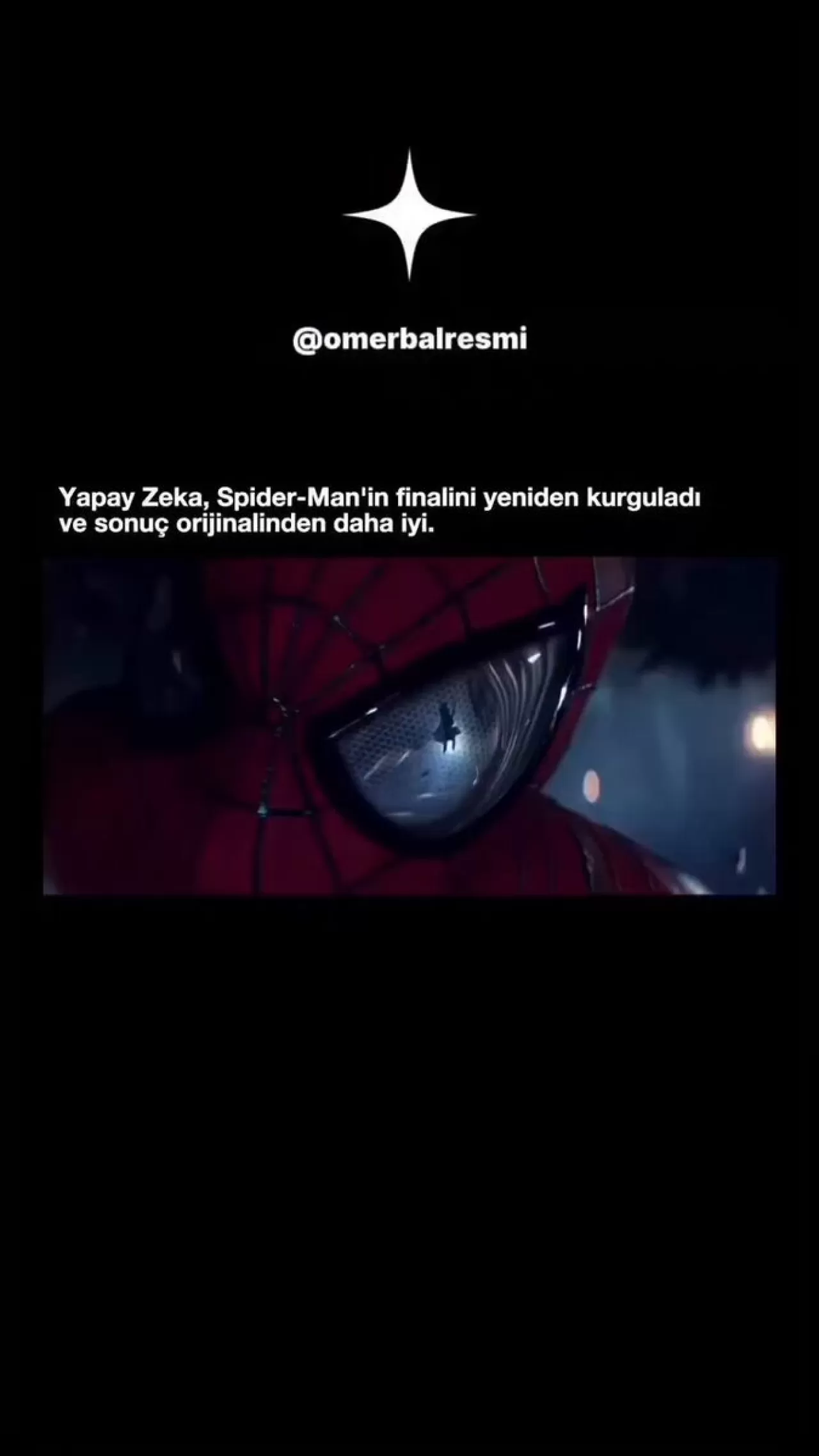 Yapay Zeka, Spiderman Filminin Final Sahnesini Yeniden Kurguladı