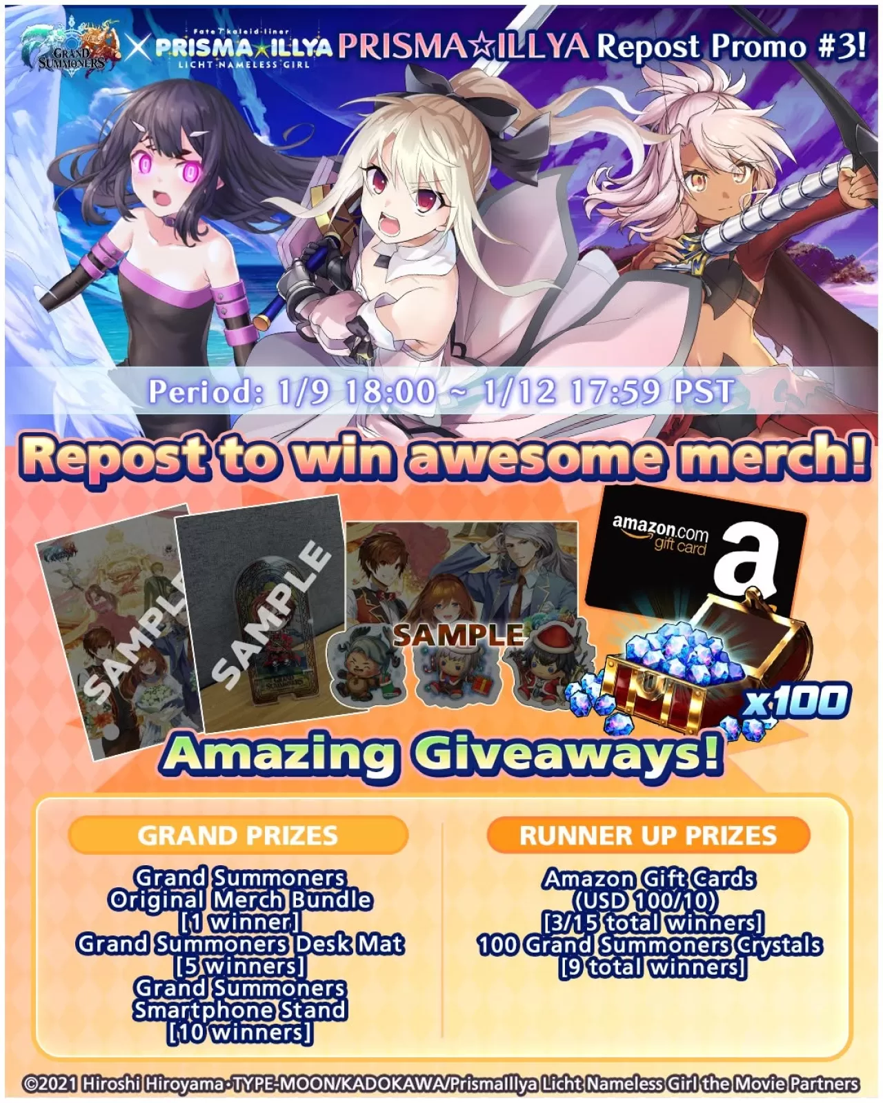 Grand Summoners Oyununda Yeni Crossover: Fate/kaleid liner PRISMA☆ILLYA