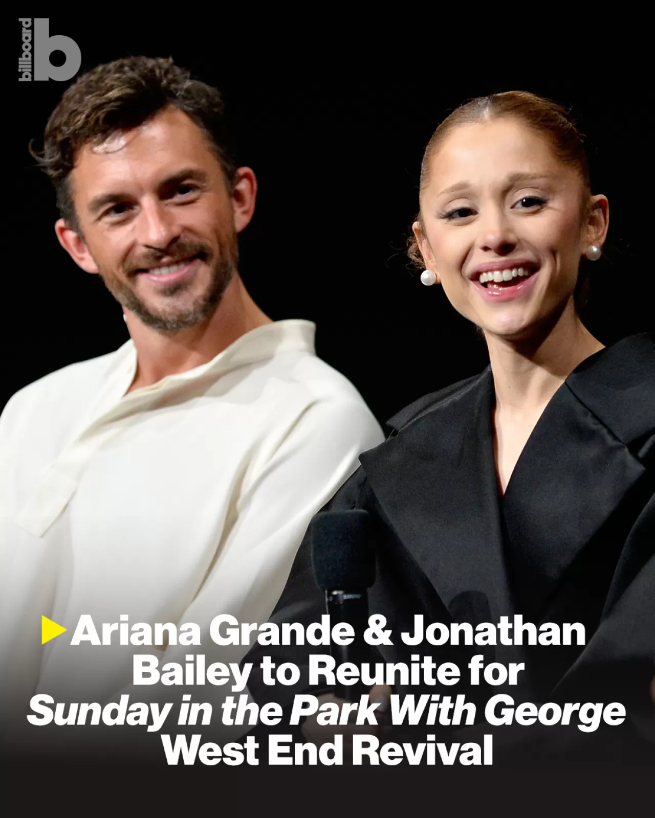Ariana Grande ve Jonathan Bailey, 