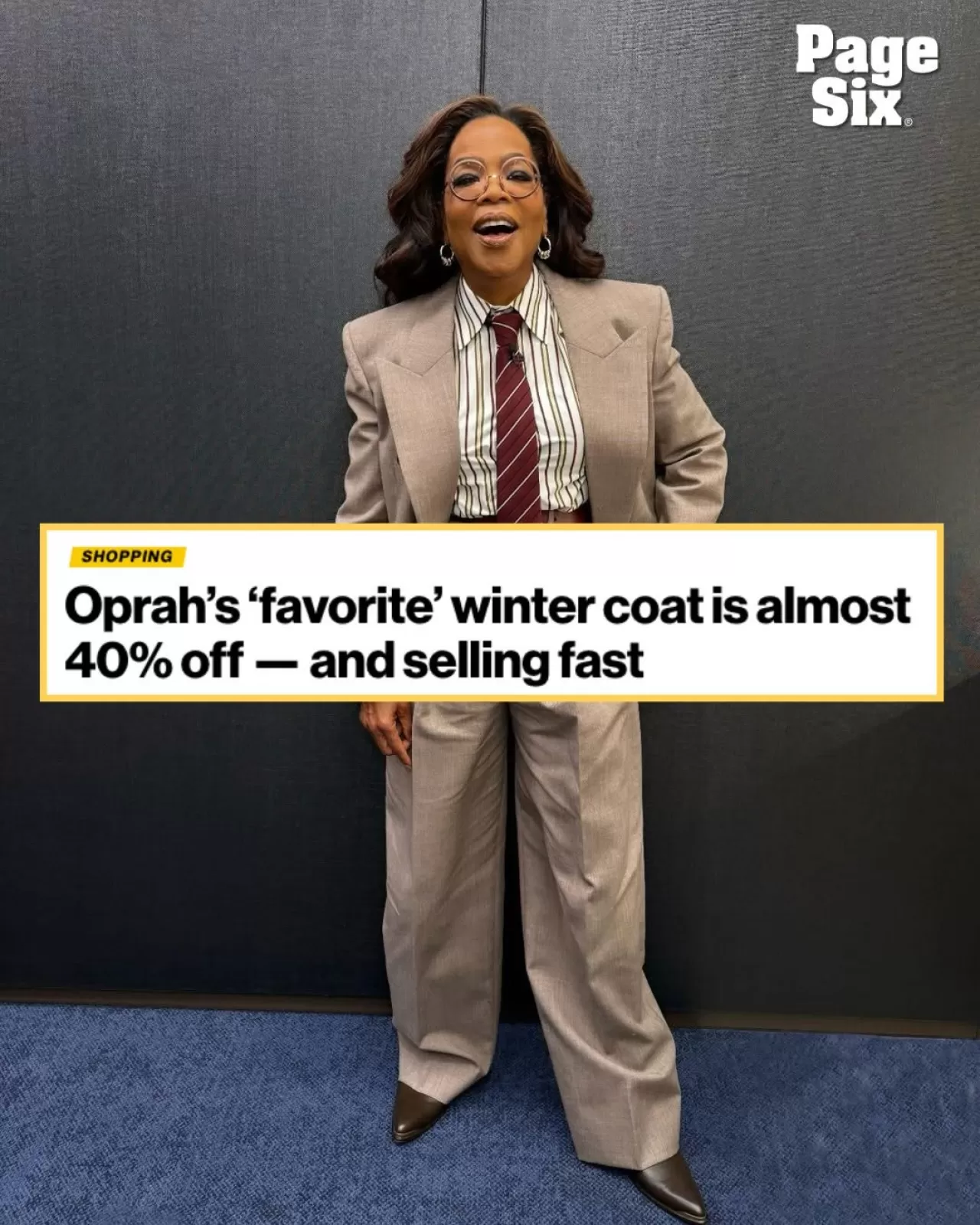 Oprah Winfrey ve Luann de Lesseps'in Tercih Ettiği Paltoya Büyük İndirim