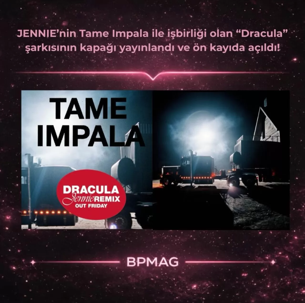 BLACKPINK'ten Jennie, Tame Impala ile 'Dracula' İş Birliğini Duyurdu