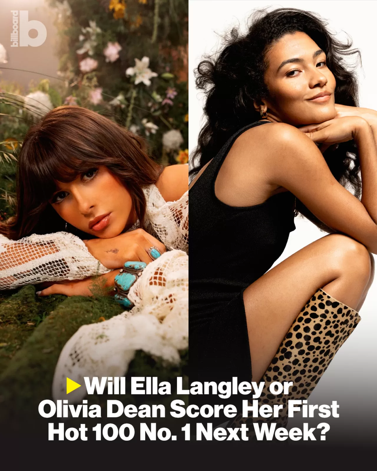 Ella Langley ve Olivia Dean, Billboard Hot 100'ün Zirvesi İçin Yarışıyor