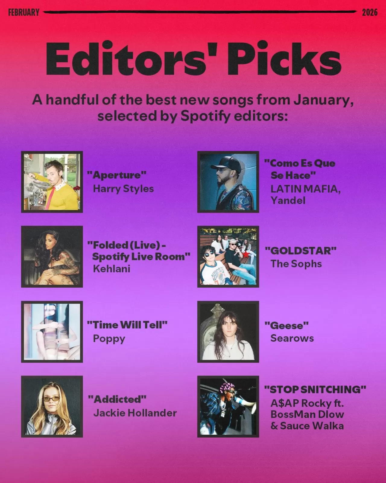 Spotify 2026'ya Damgasını Vuracak Yeni Yetenekleri Açıkladı