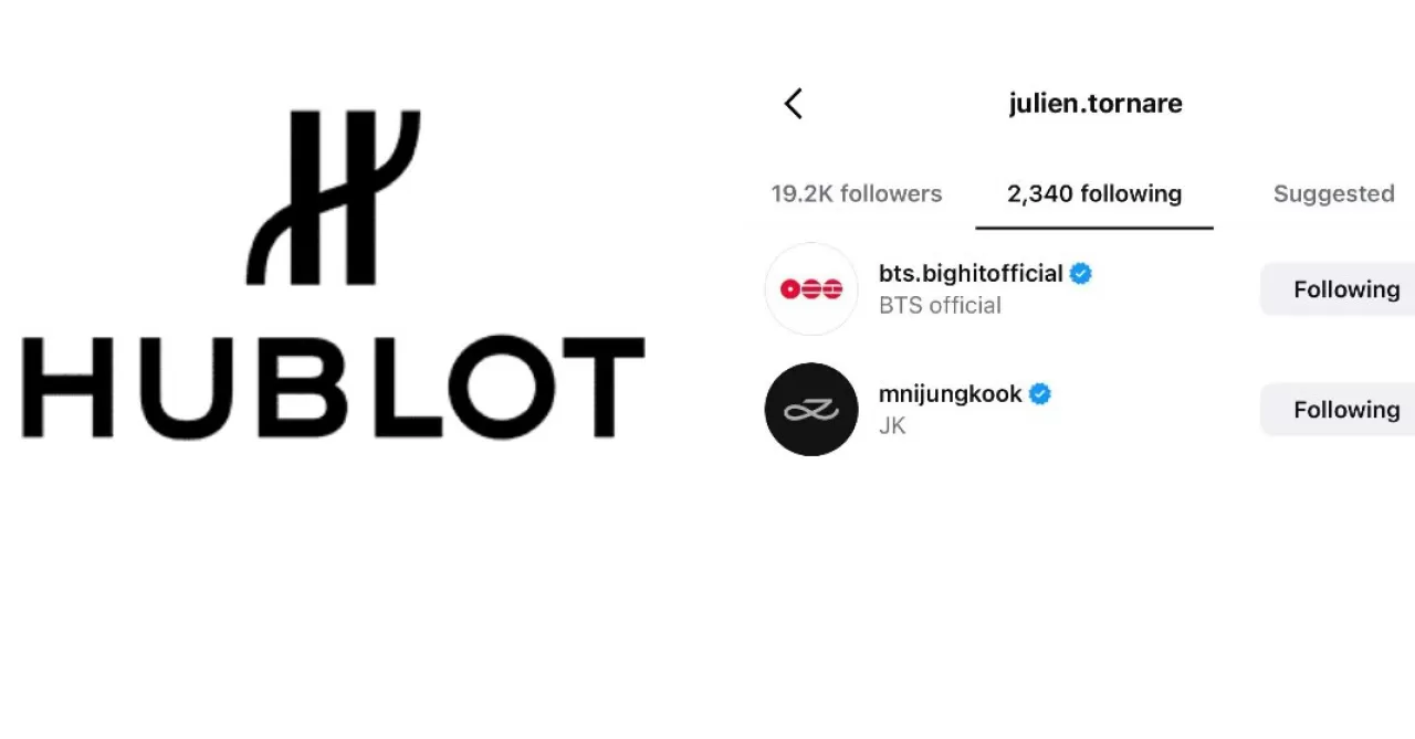 Hublot'un Seul Etkinliği Öncesi BTS ve Jungkook'un Sosyal Medya Profilleri Takibe Alındı