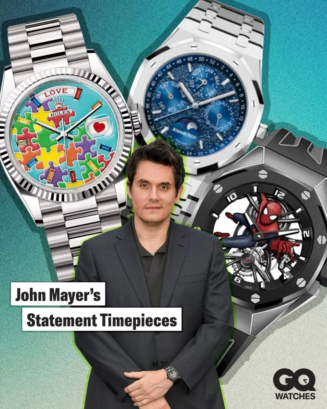 John Mayer'ın Sahne Performansı Kadar Etkileyici Olan Saat Koleksiyonu