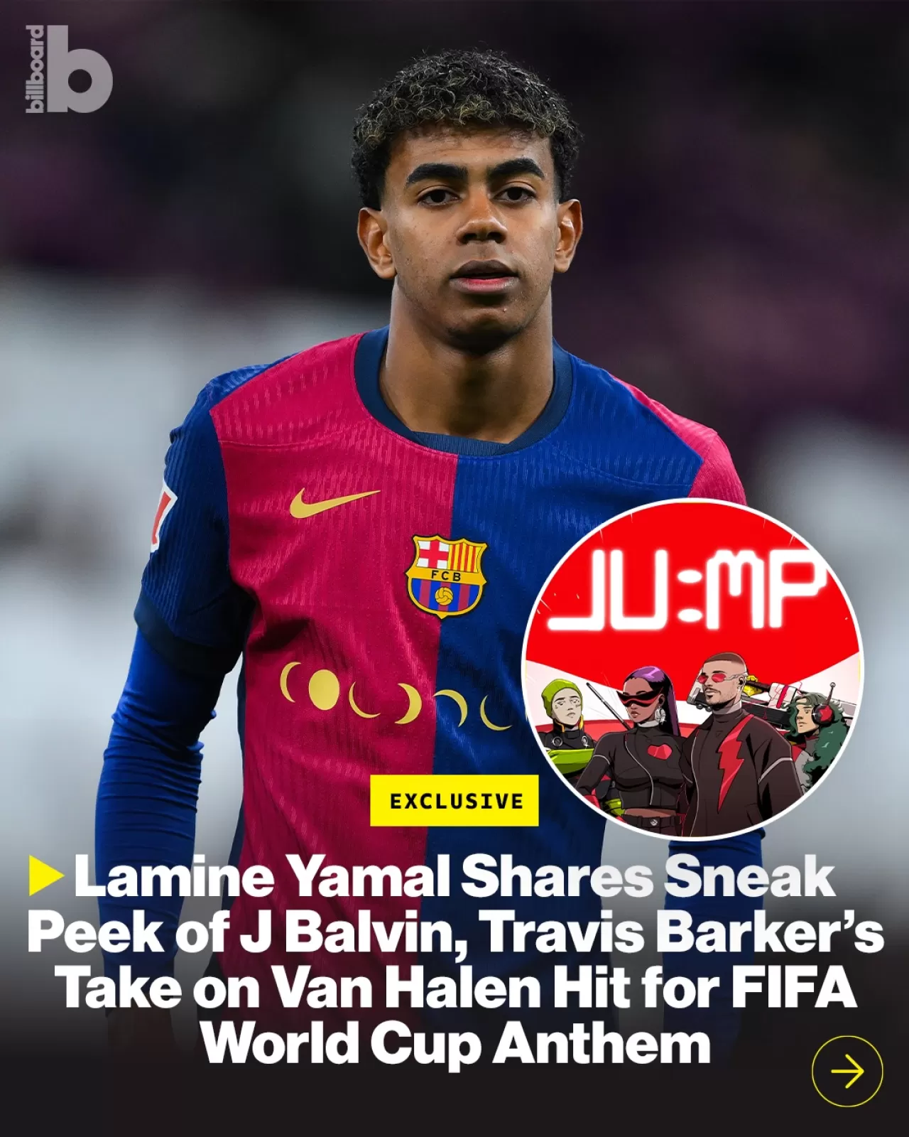 Lamine Yamal, J Balvin ve Travis Barker'ın Yer Aldığı FIFA Dünya Kupası Marşını Tanıttı