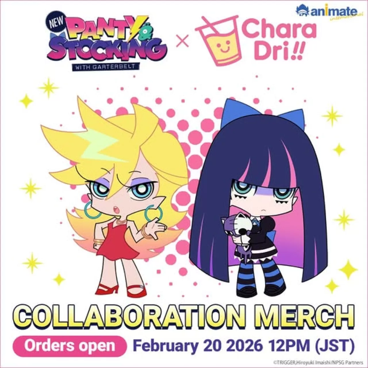 Panty & Stocking with Garterbelt ve CharaDri'nin 2026 İş Birliği Ürünlerinin Satışı Başladı