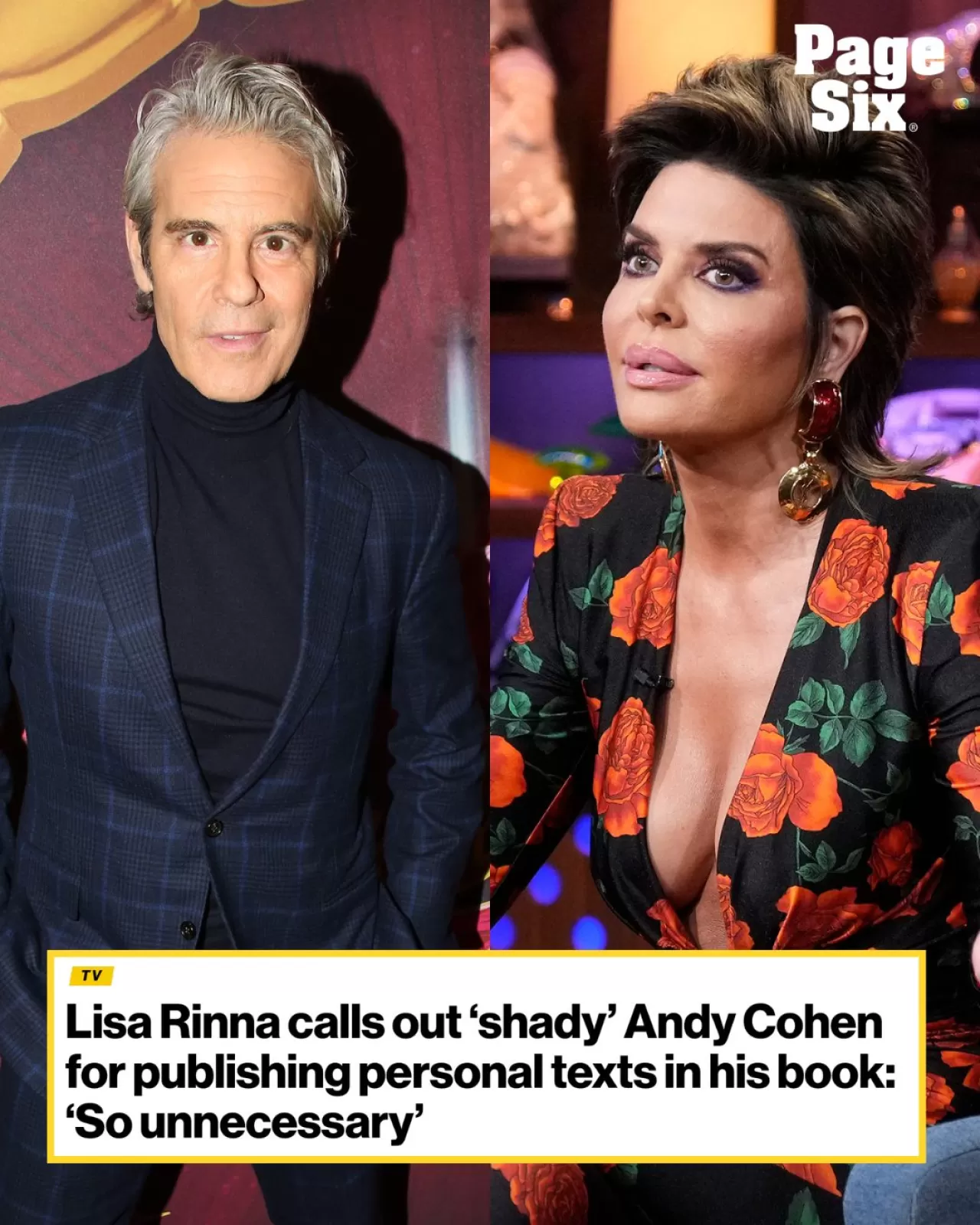 RHOBH Yıldızı Lisa Rinna, Andy Cohen'i Özel Mesajlarını Yayınladığı İçin Eleştirdi