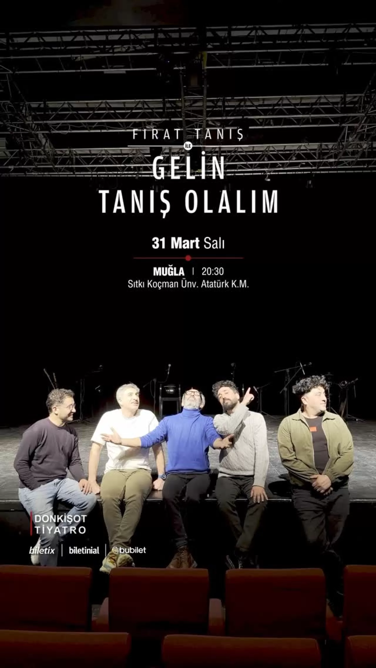 Fırat Tanış, Muğla'da Sahne Alıyor: "Gelin Tanış Olalım" 31 Mart'ta