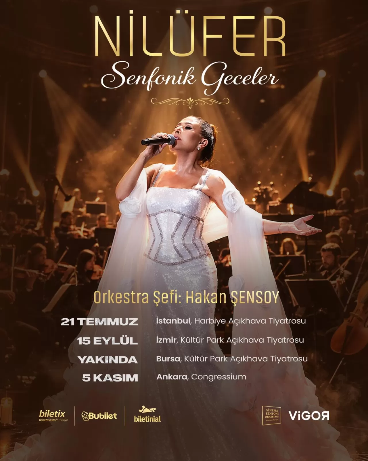 Nilüfer Senfonik Geceler ile Hayranlarını Büyüleyecek