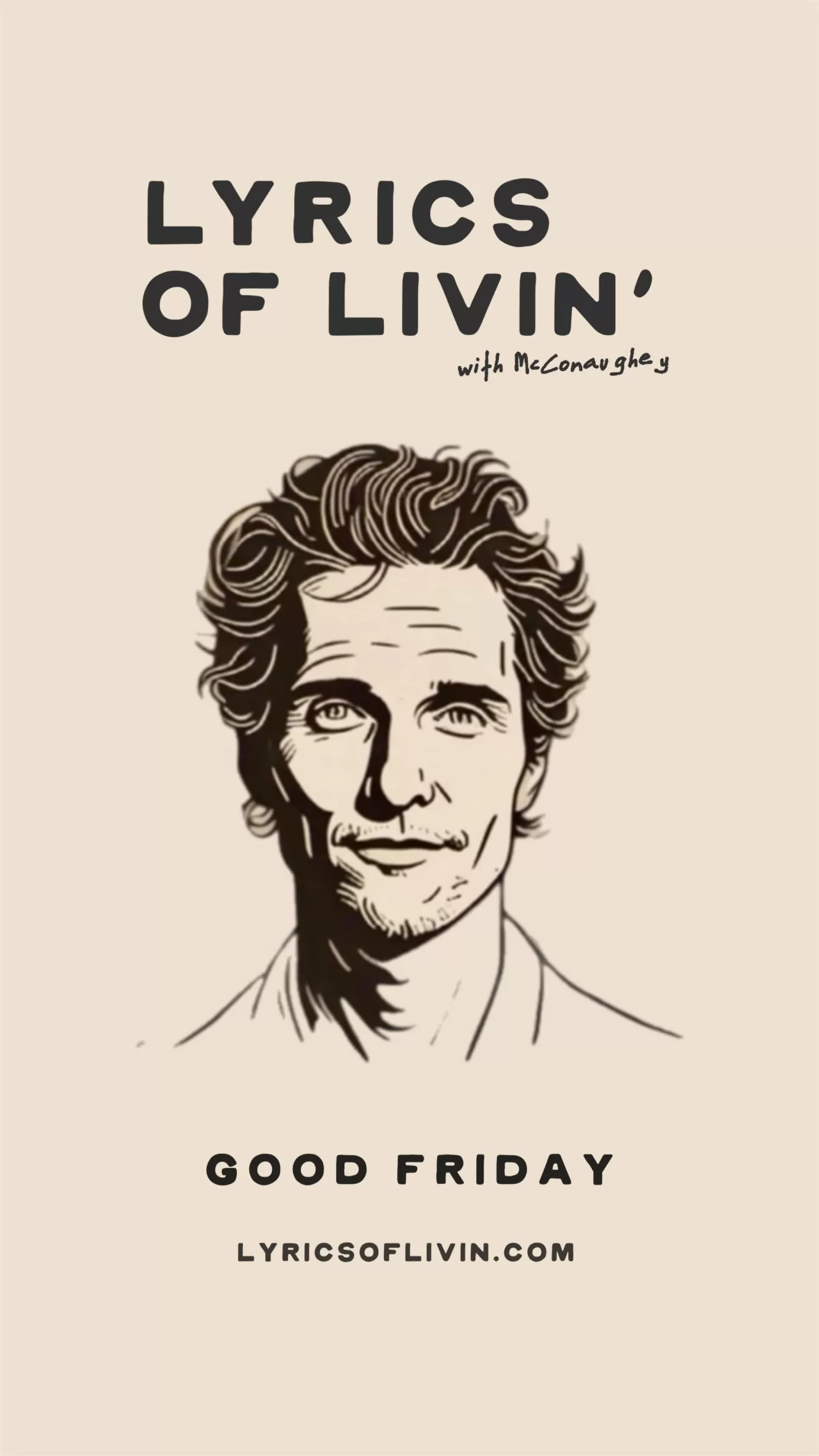Matthew McConaughey'den Yeni Şiir Bülteni: lyricsoflivin.com