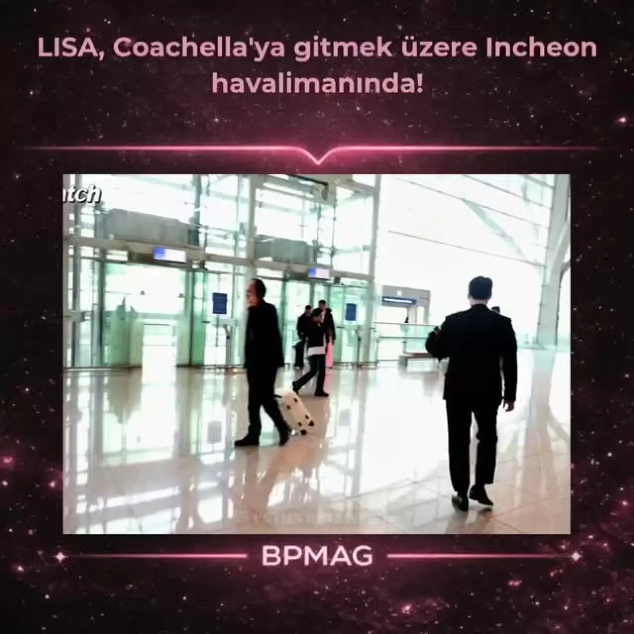 LISA Coachella Yolculuğu İçin Incheon'da