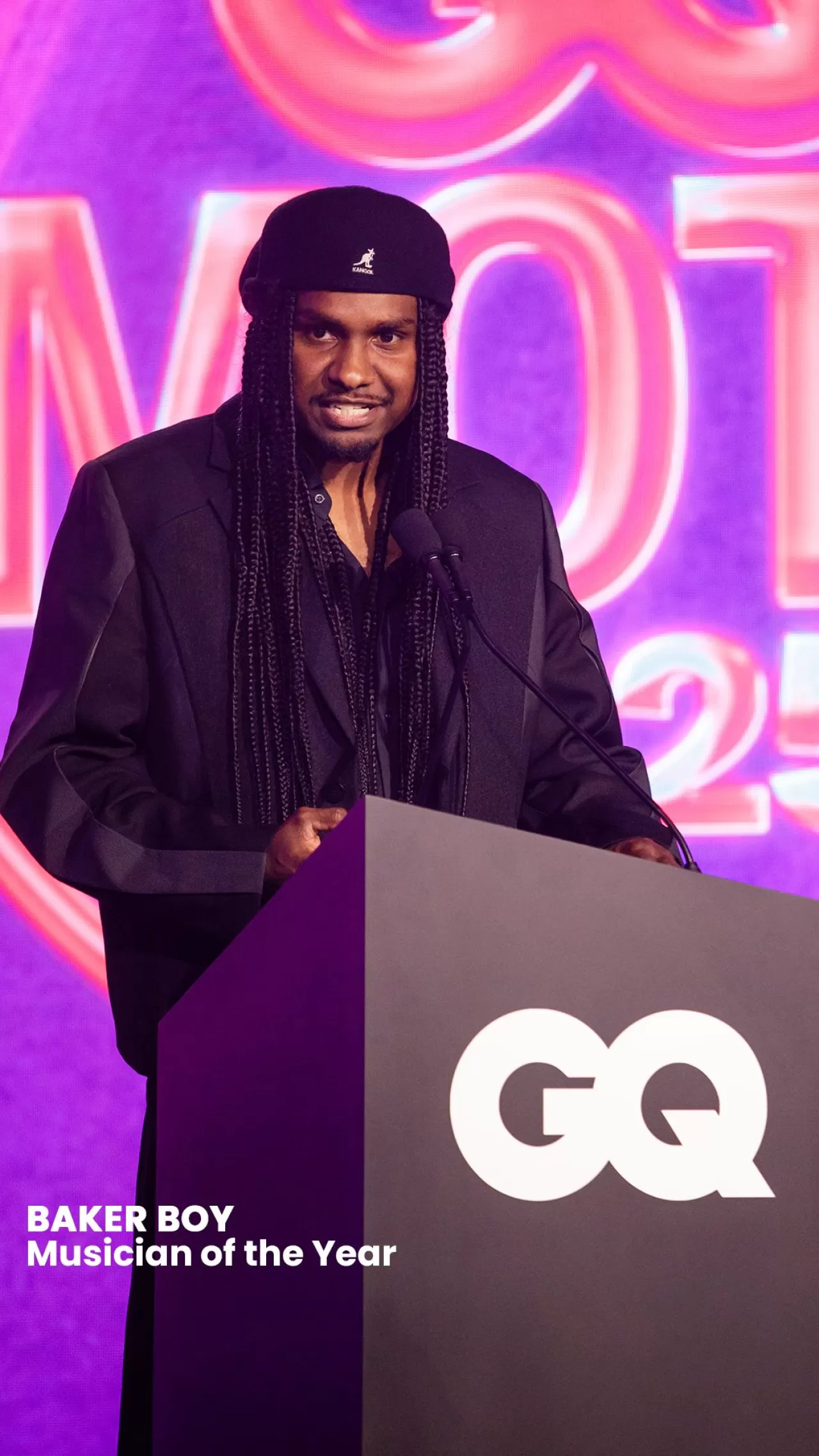 BakerBoy, GQMOTY'de Yılın Müzisyeni Ödülüne Layık Görüldü