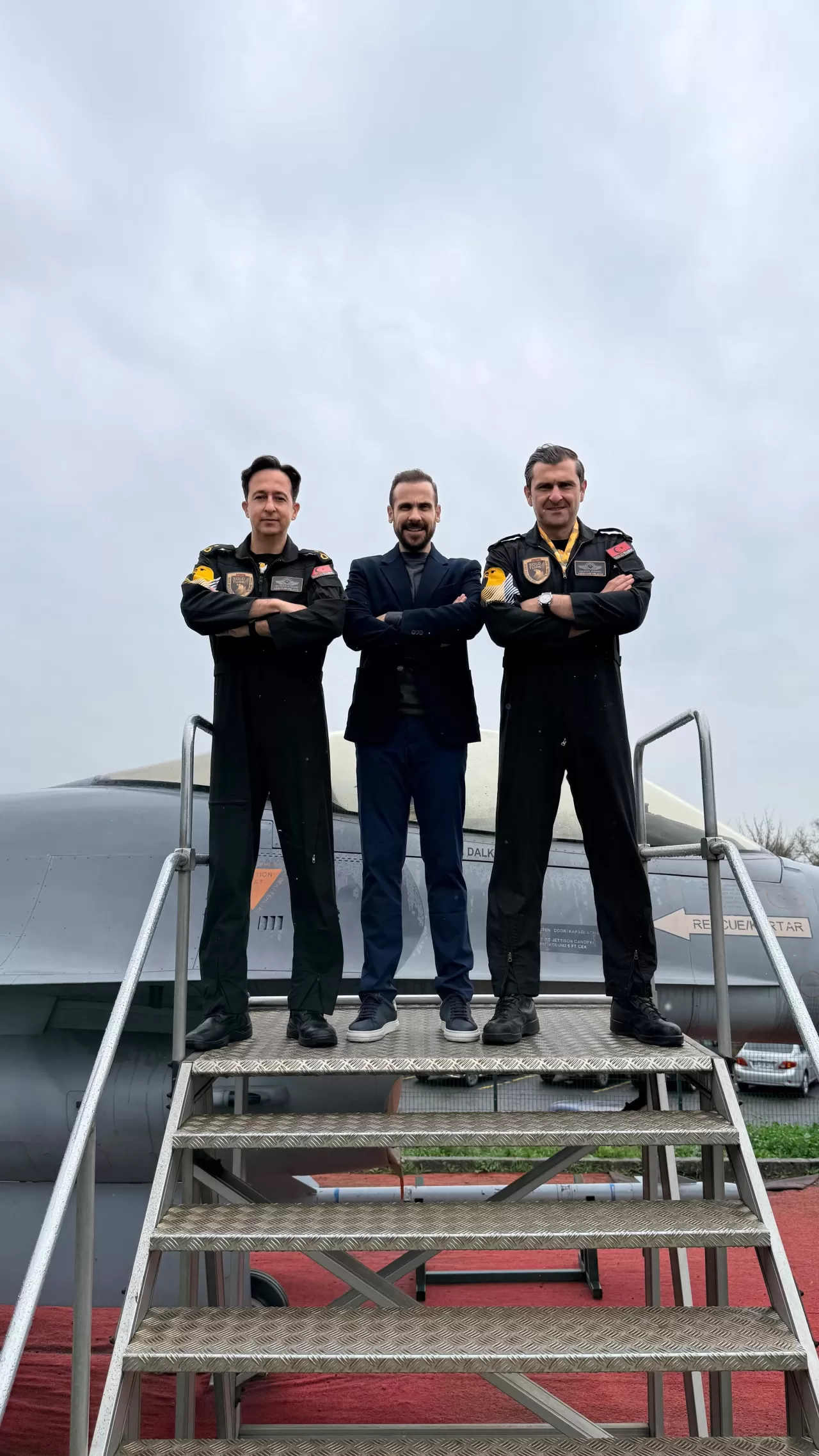 Ümit Erdim ve Solotürk Ekibi Yeşilköy Müzesi'ni Ziyaret Etti