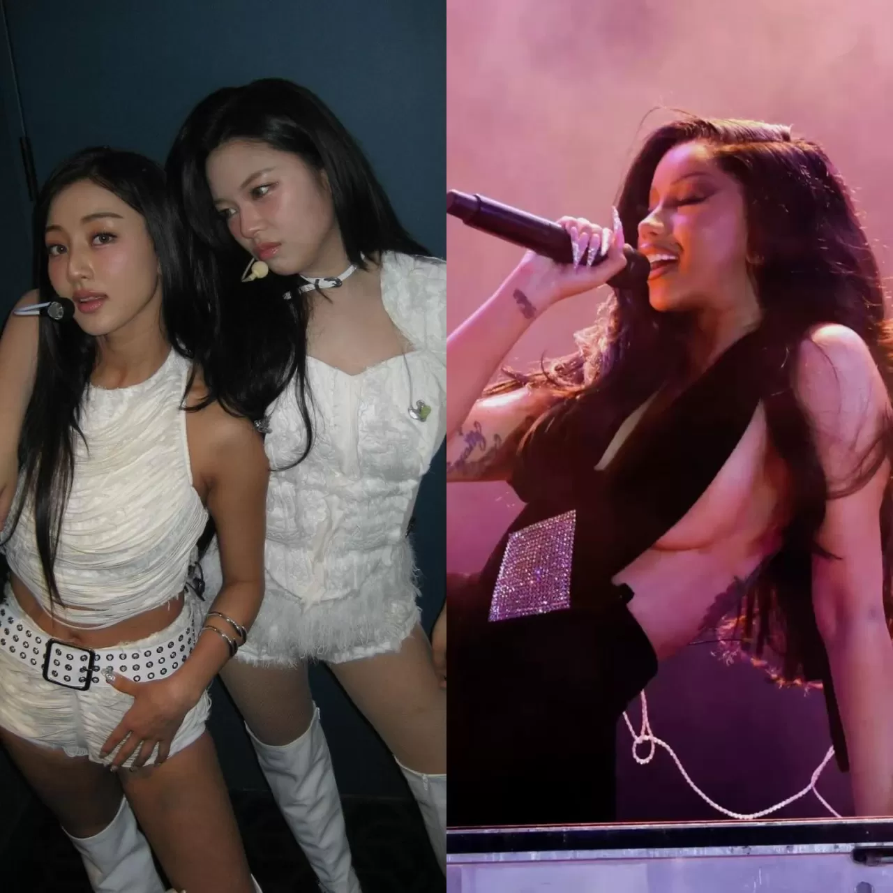 Twice Üyeleri Jihyo ve Jeongyeon, Cardi B'nin Boston Konserinde Görüldü