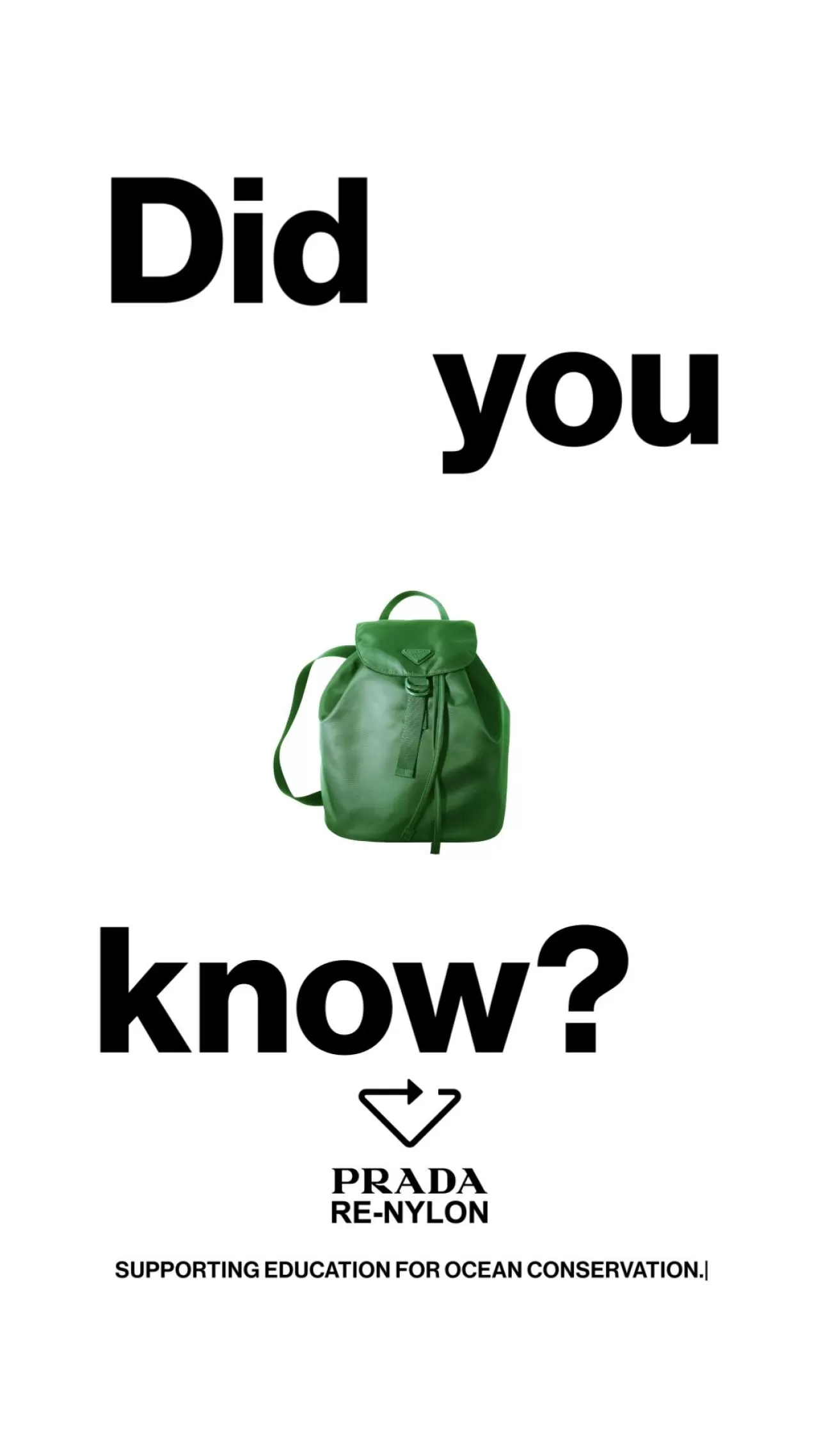 Prada'dan Okyanuslar İçin Sürdürülebilir Adım: Re-Nylon Koleksiyonu