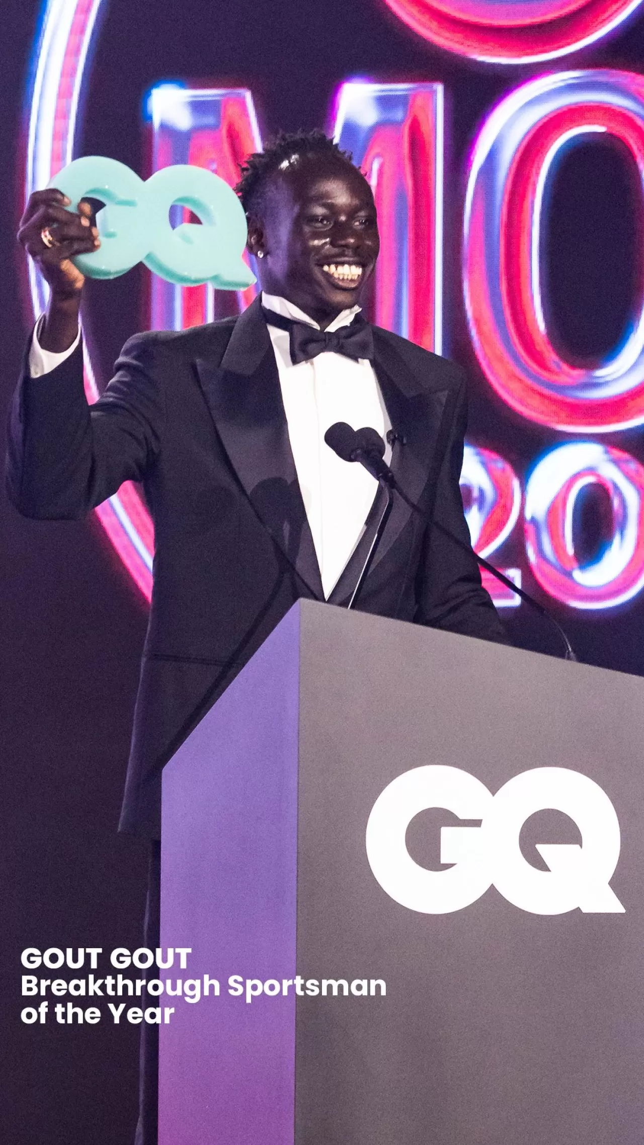 Gout Gout'a GQ Men of the Year'da Büyük Onur