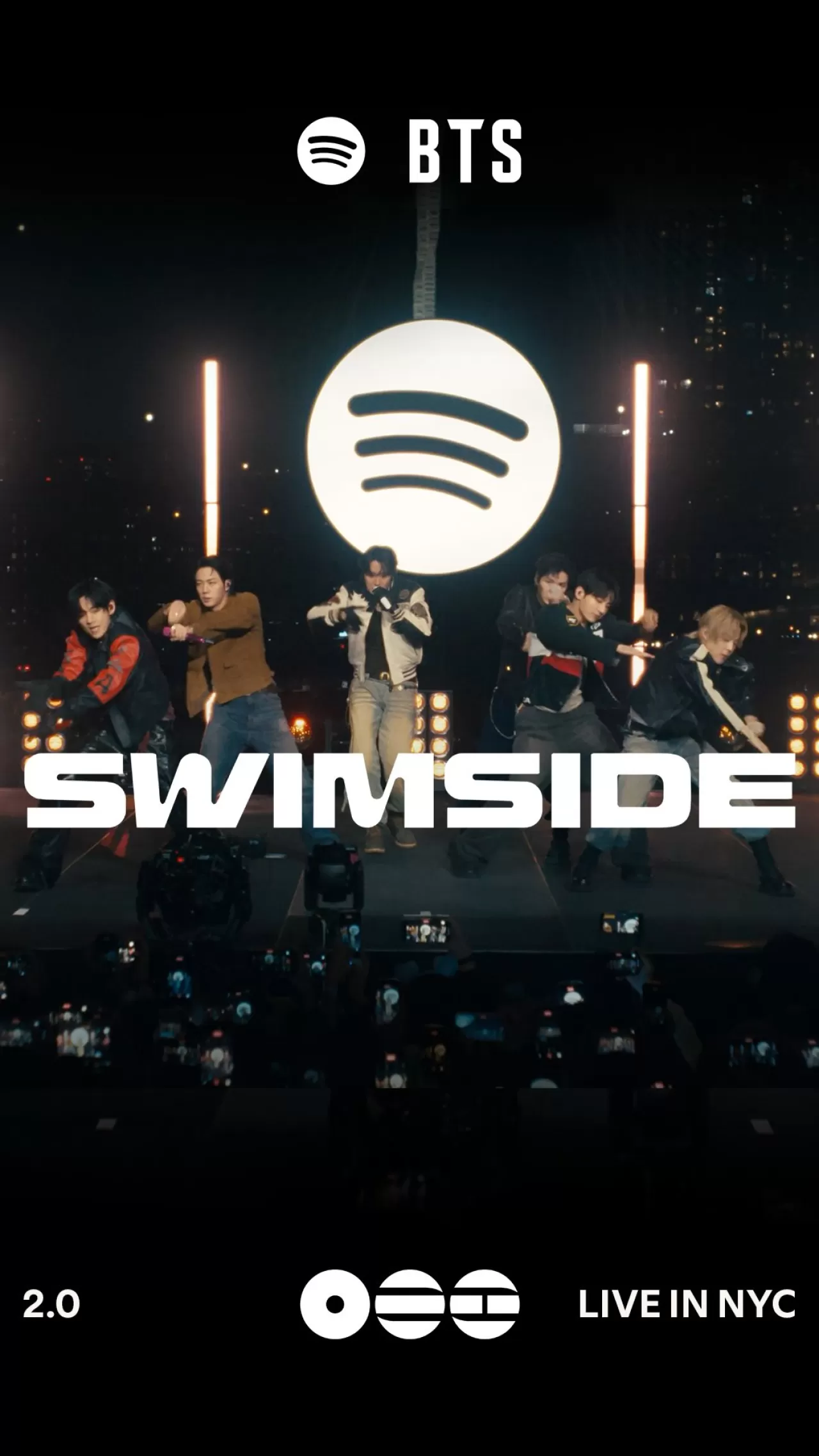 BTS'in NYC'deki SWIMSIDE Performansı Spotify'da Yayında
