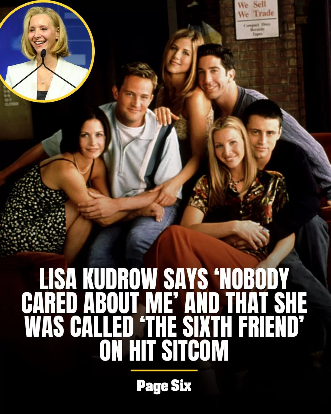 Lisa Kudrow: 'Friends'te Phoebe Buffay hakkında kimse umursamadı'