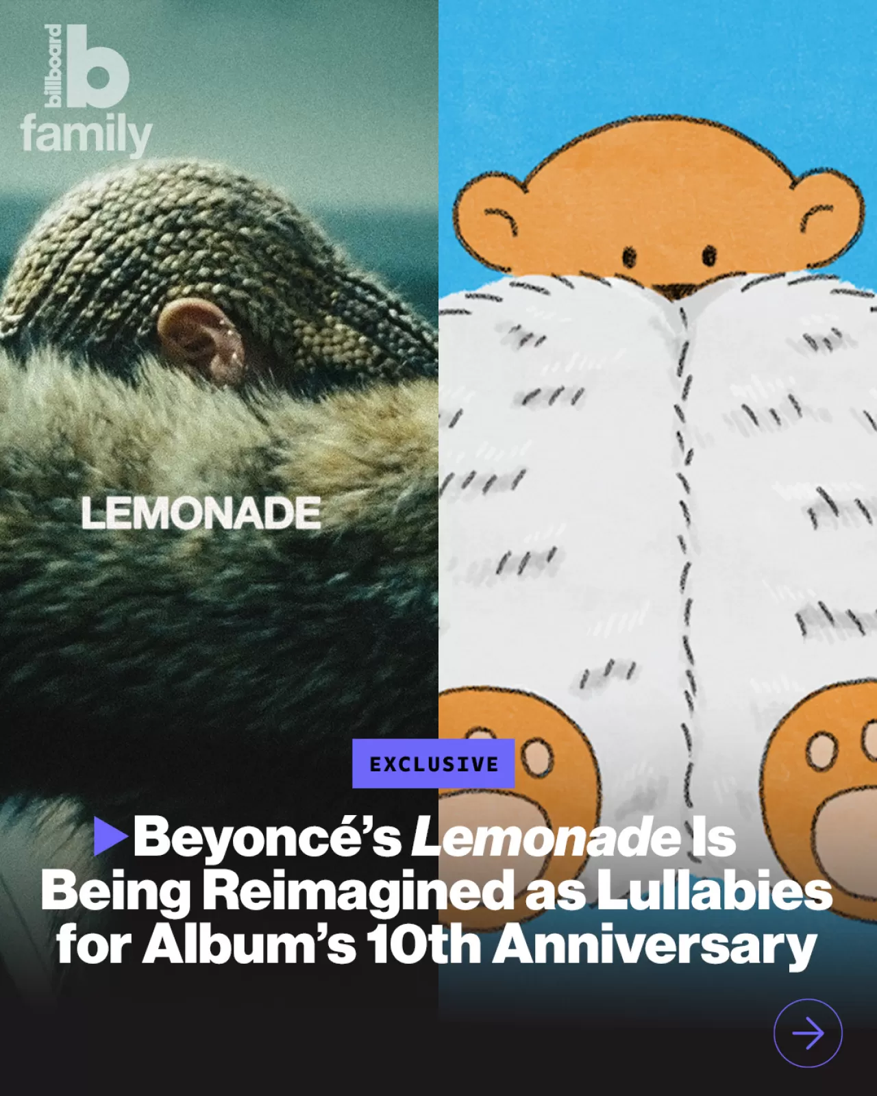 Billboard Özel: Beyoncé'nin 'Lemonade' Albümü Ninnilere Dönüştürülüyor