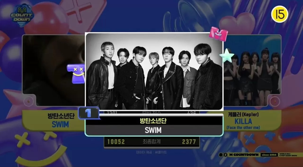 BTS, M Countdown'da 11. Müzik Showu Ödülü Kazandı