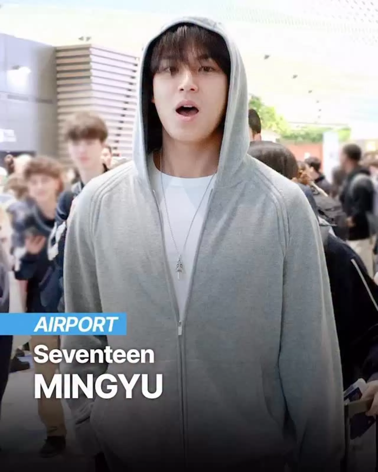 Seventeen'ın MINGYU'su Incheon Havalimanı'ndan Ayrıldı