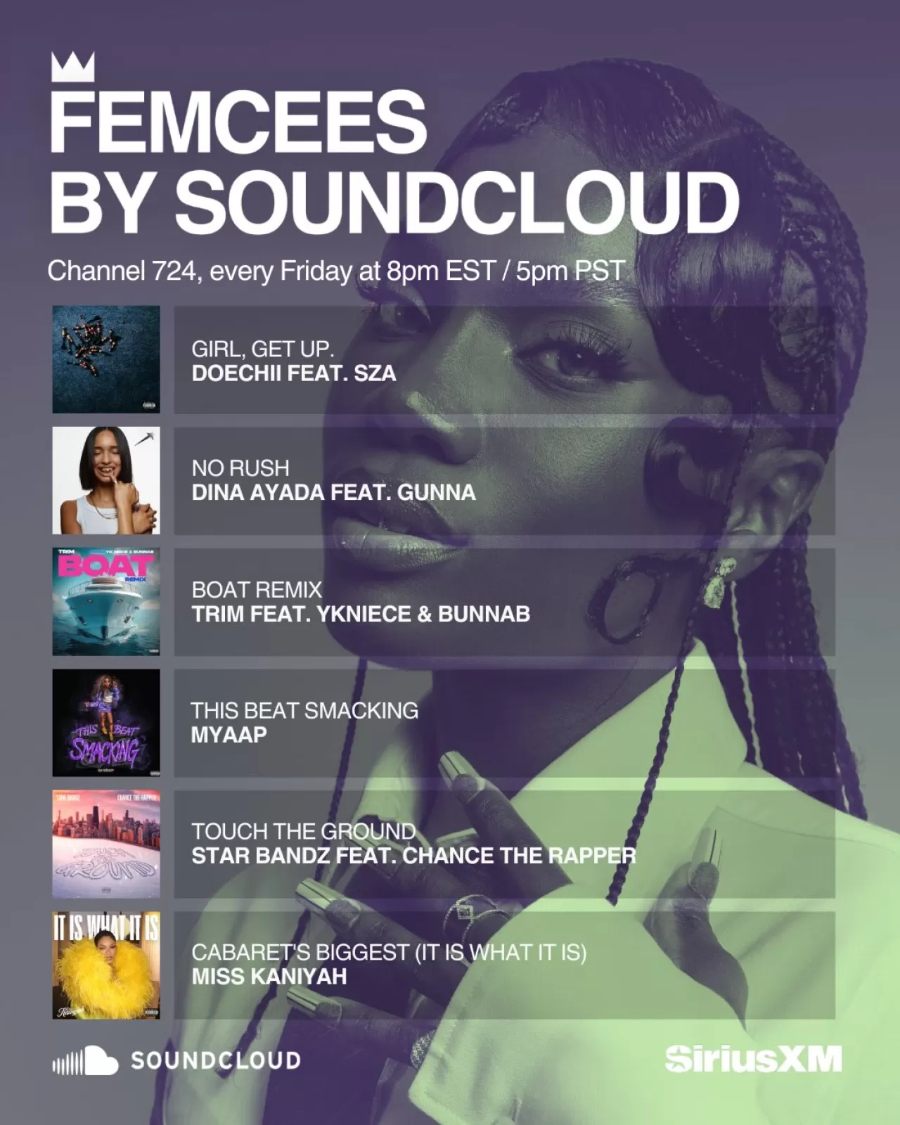 Festival Öncesi Yeni Şarkılar: Doechii, itsmyaap ve Dina Ayada