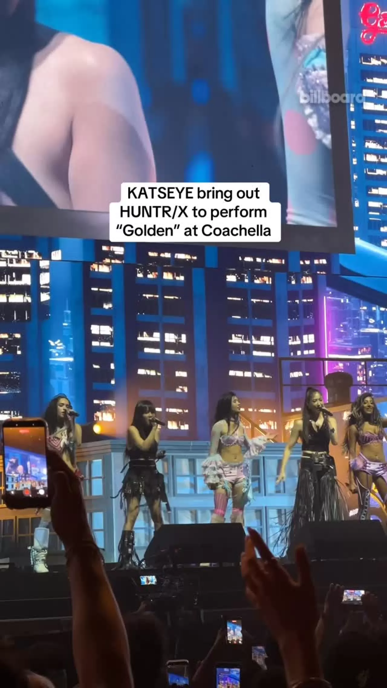 KATSEYE ve HUNTR X Coachella'da 'Golden' Performansıyla Sahneyi Salladı
