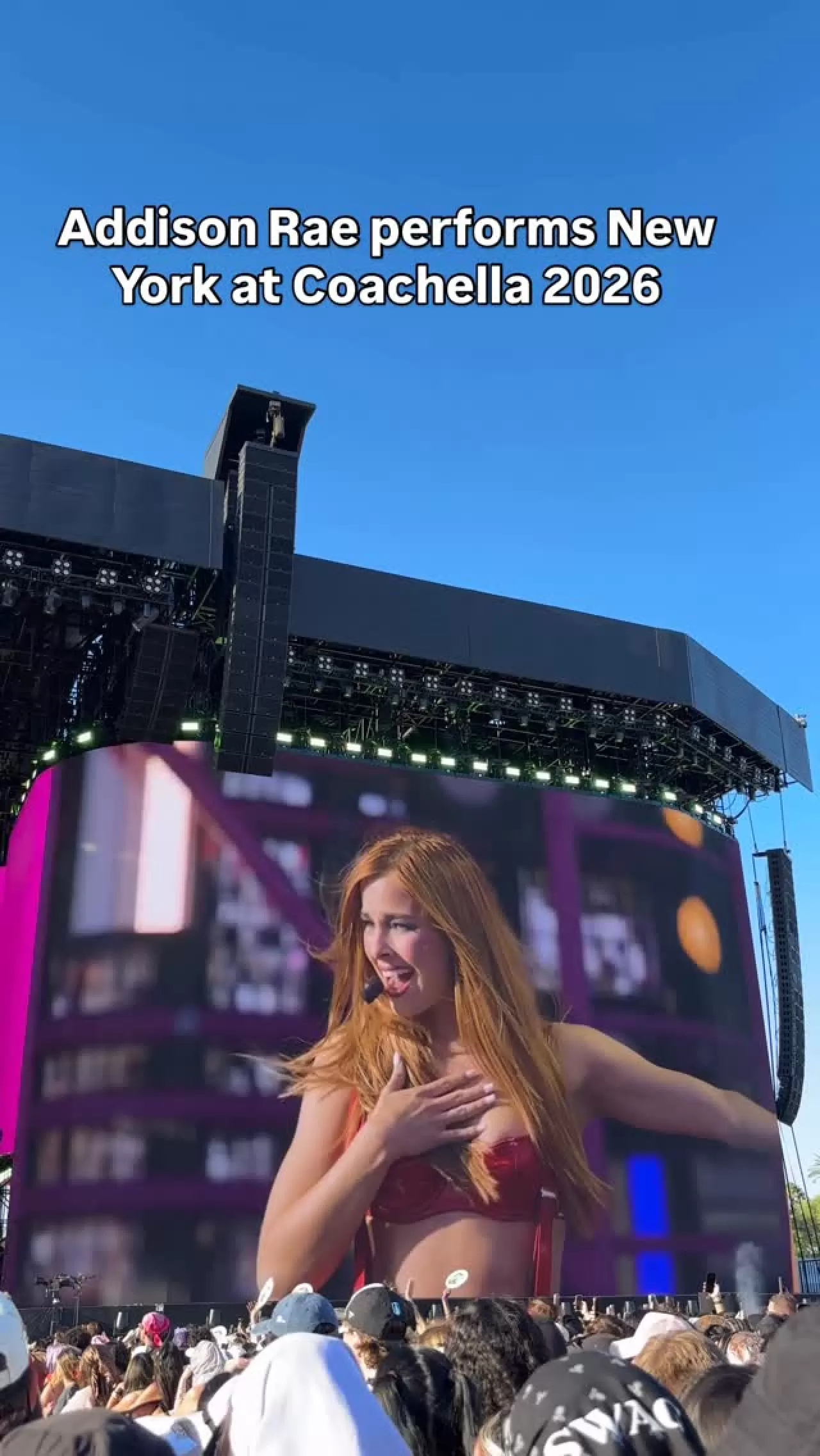 Addison Rae Coachella'da Ana Sahneye Çıkıyor