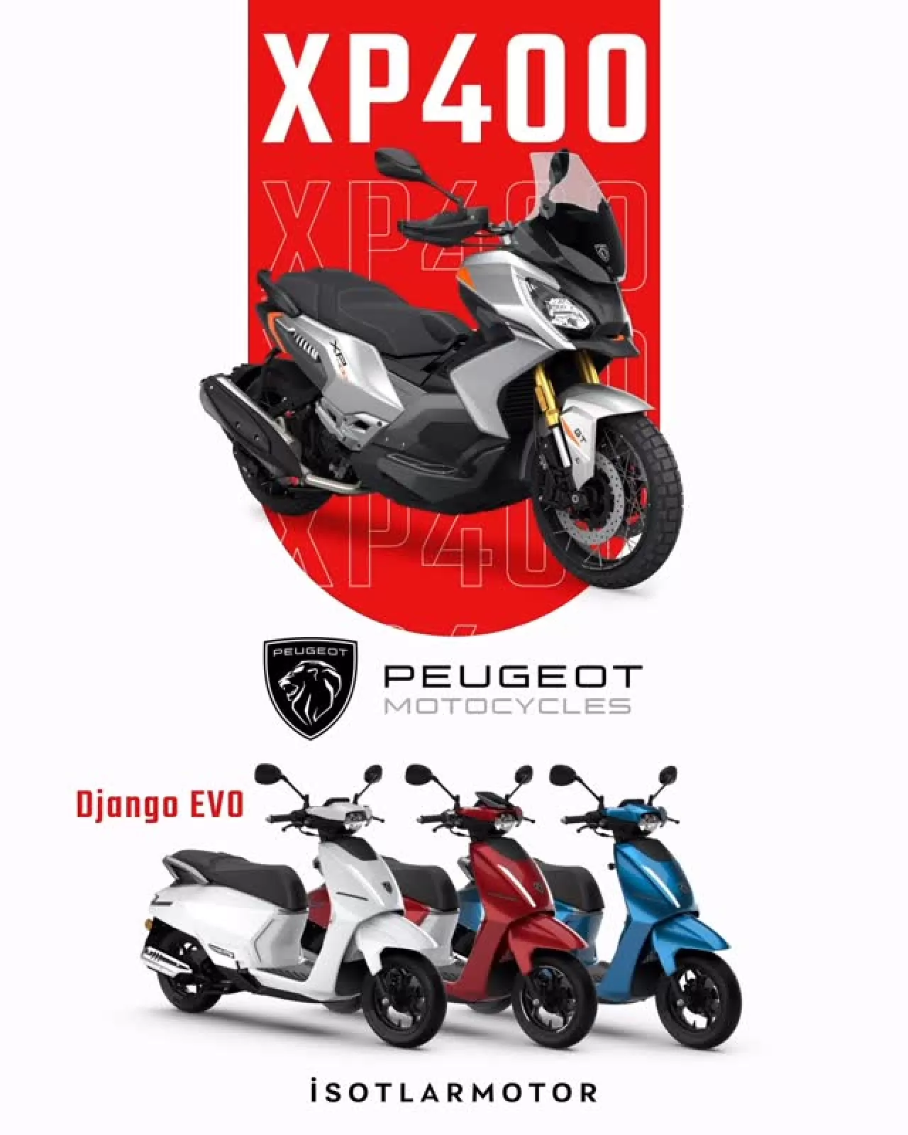 PowerApp ile Peugeot Motosiklet Kazanma Fırsatı: XP 400 ve Django EVO Çekilişi