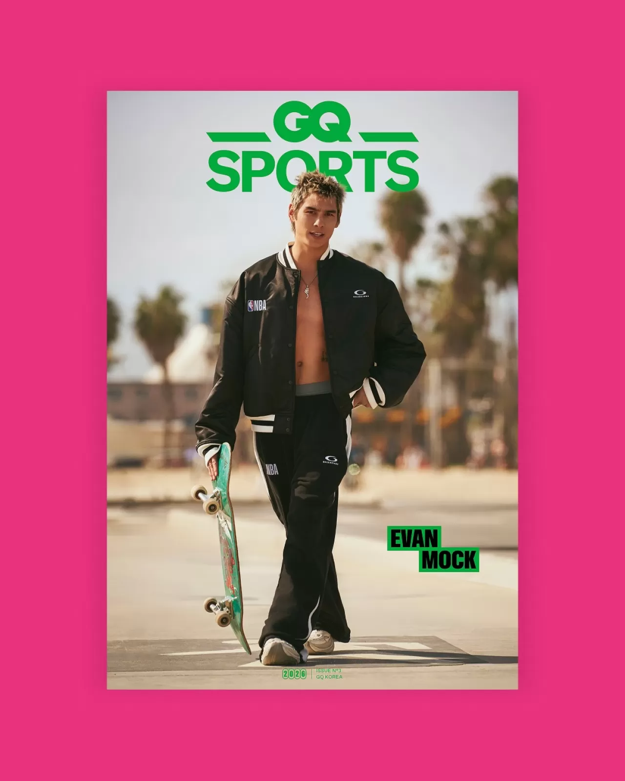 GQ Sports'un Yeni Kapak Yıldızları: Evan Mock ve Briana King Los Angeles'ta!