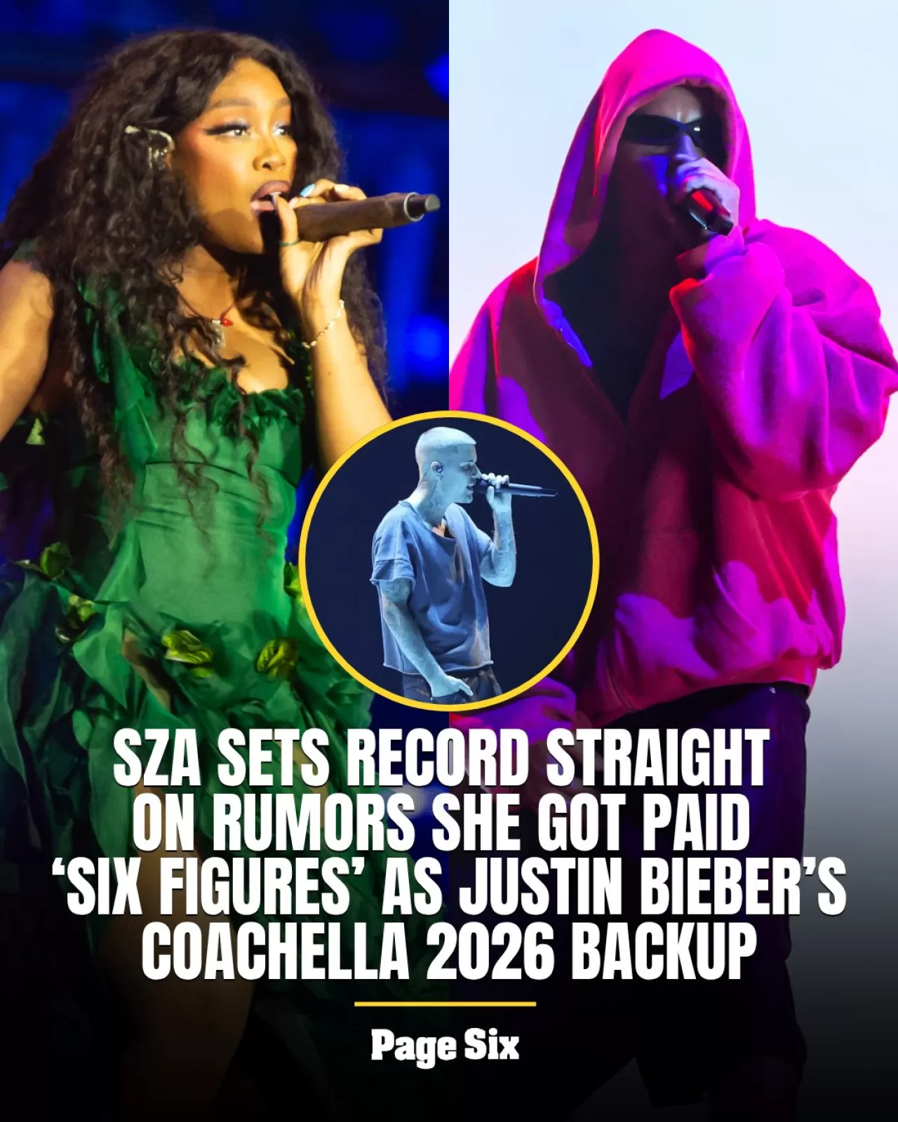SZA, Justin Bieber'ın Yedeği İçin Altı Haneli Teklif İddialarını Yalanladı