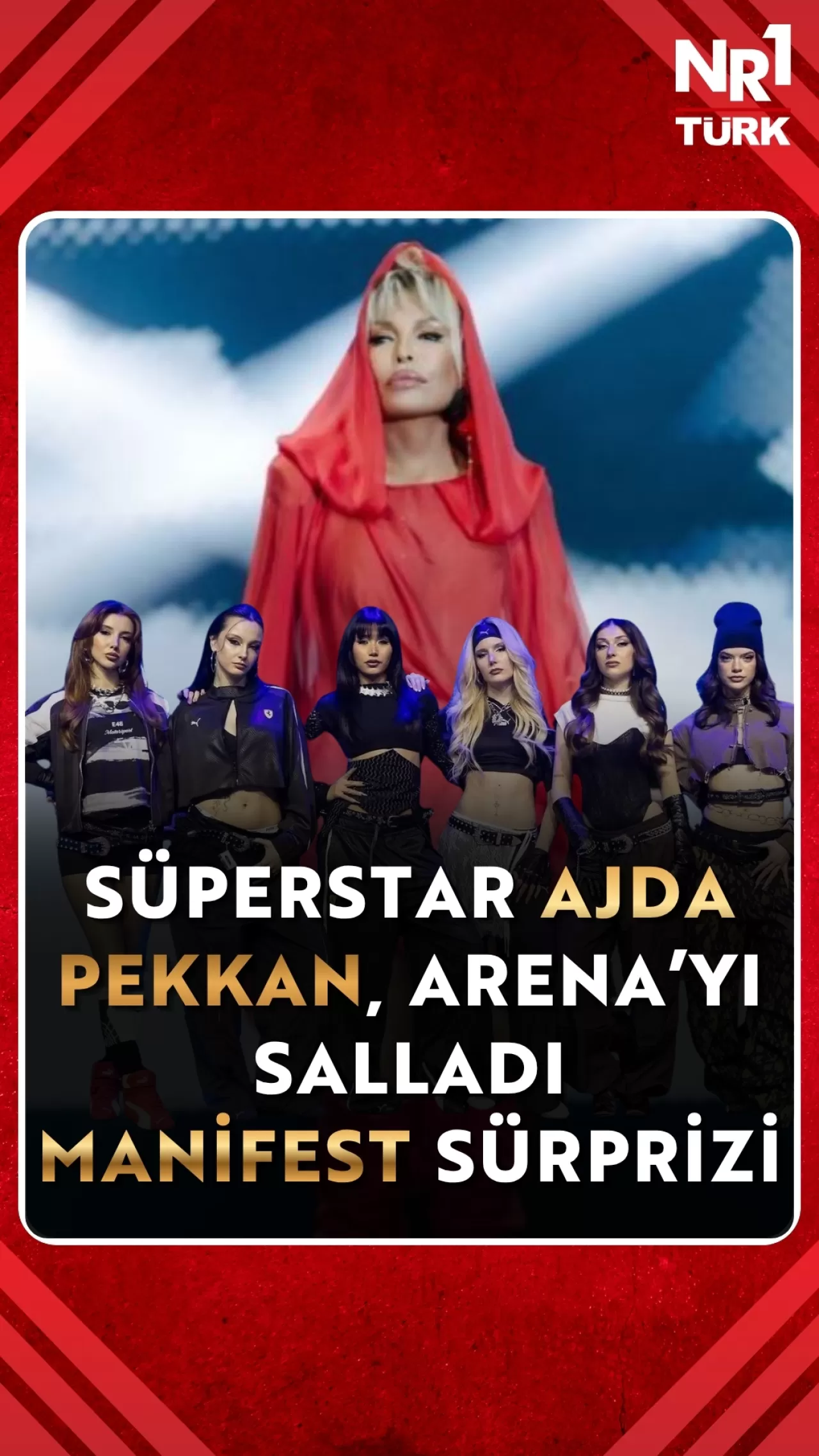 Ajda Pekkan Arena'da Unutulmaz Performans Sergiledi: Manifest Sürpriziyle Büyüledi