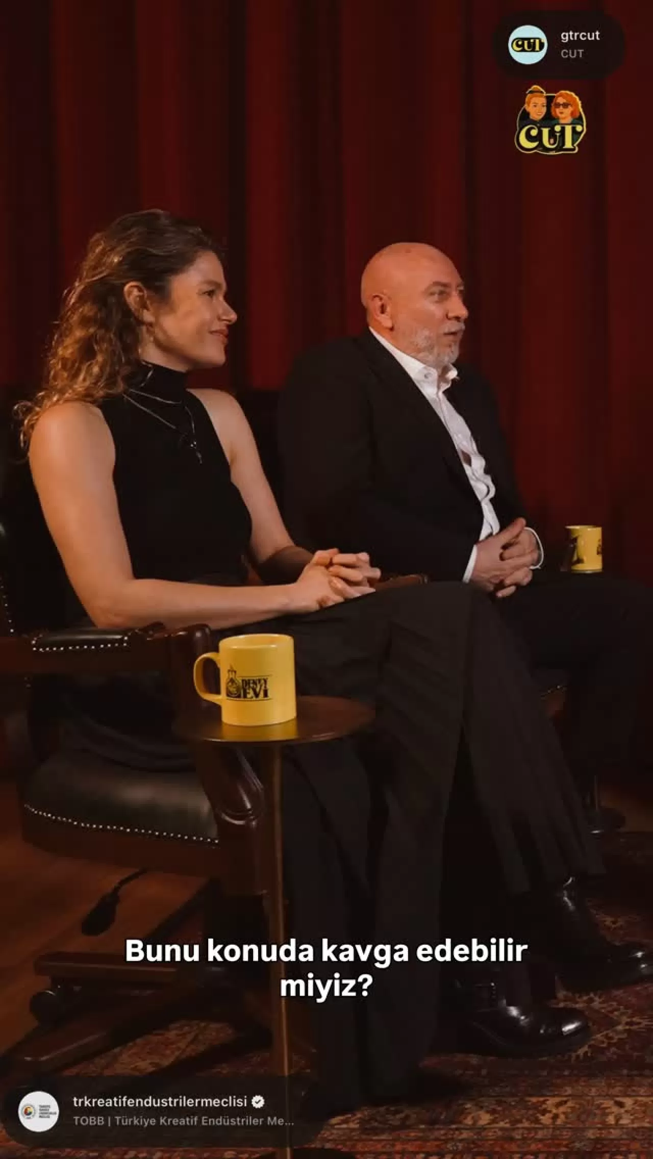 Burcu Biricik ve Ata Kavame TOBB Kreatif Endüstriler Meclisi'nde Bir Araya Geldi