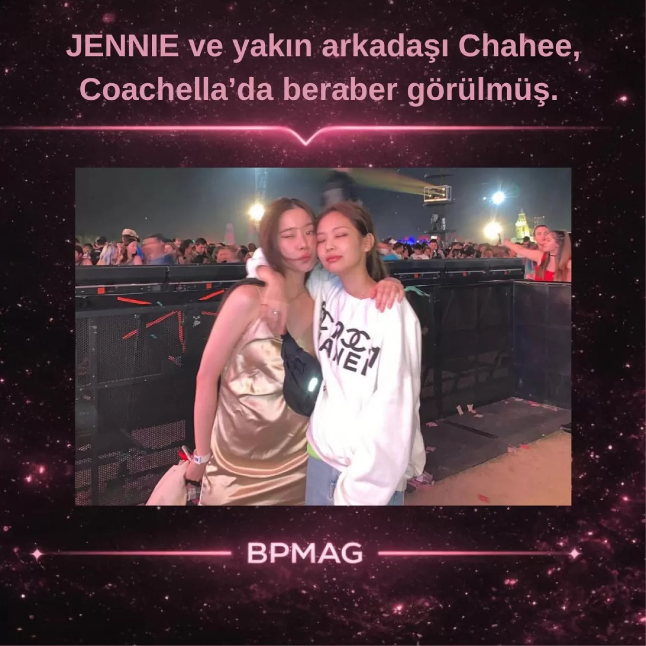 JENNIE ve Chahee Coachella'da Görüldü: Ünlü İkili Festivalde
