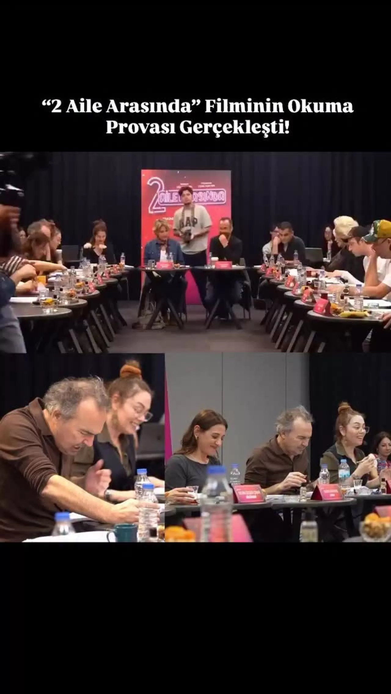 2 Aile Arasında İçin İlk Okuma Provası Yapıldı