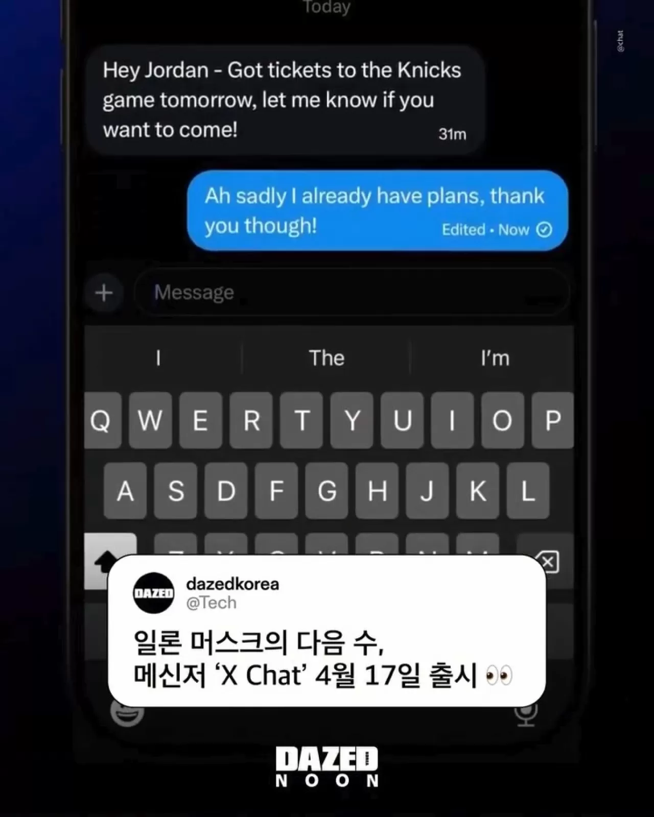 Elon Musk'ın Yeni Mesajlaşma Uygulaması X Chat 17 Nisan 2026'da Geliyor