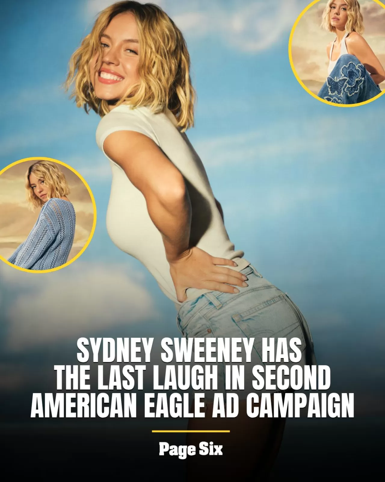 Sydney Sweeney American Eagle İşbirliğini Genişletti: Yazlık Jean Şort Koleksiyonu İkinci Kampanyası