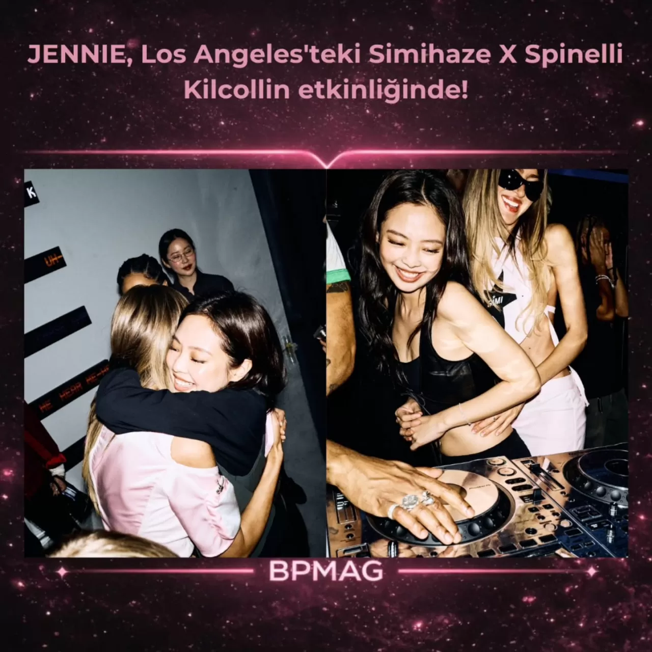 Jennie Los Angeles'ta Simihaze x Spinelli Kilcollin Etkinliğinde