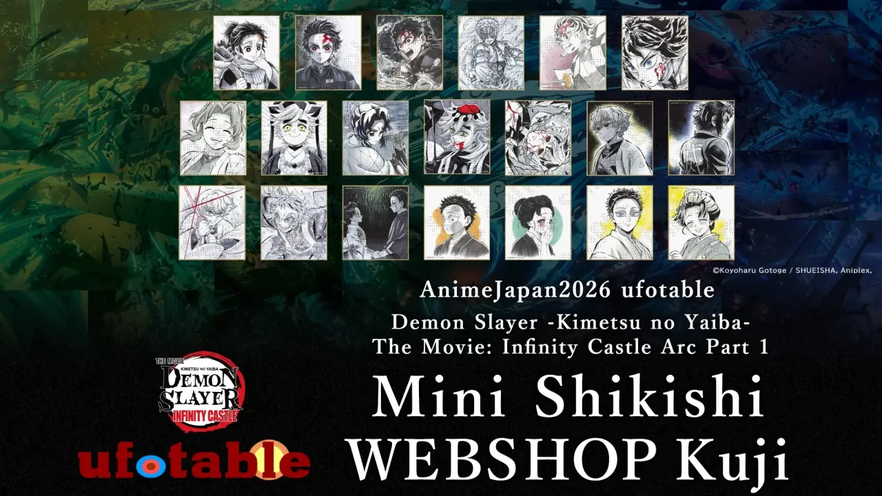 Demon Slayer Mini Shikishi WEBSHOP Kuji Çekilişi Başlıyor