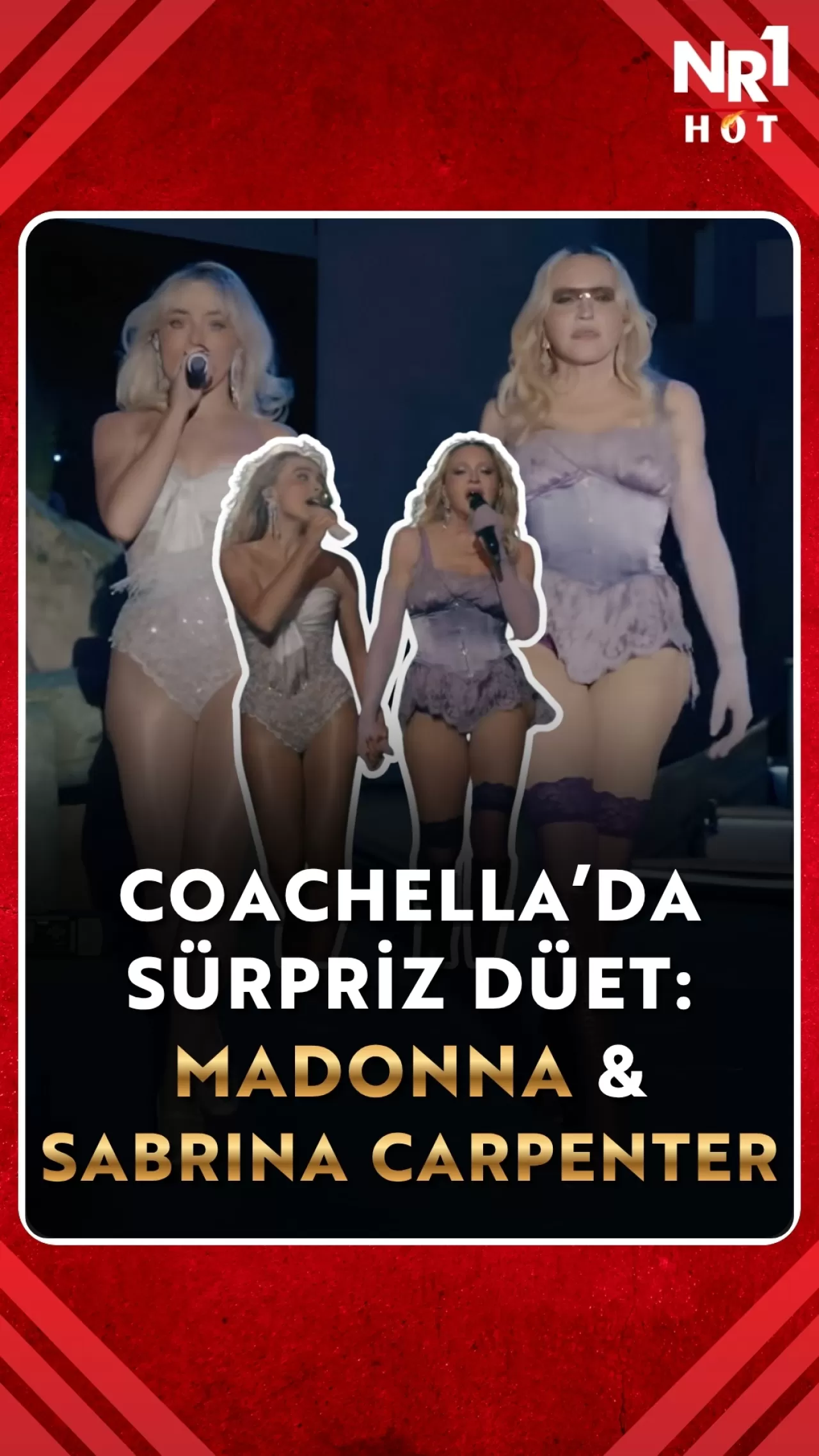 Madonna ve Sabrina Carpenter Coachella'da Sürpriz Düet Yaptı