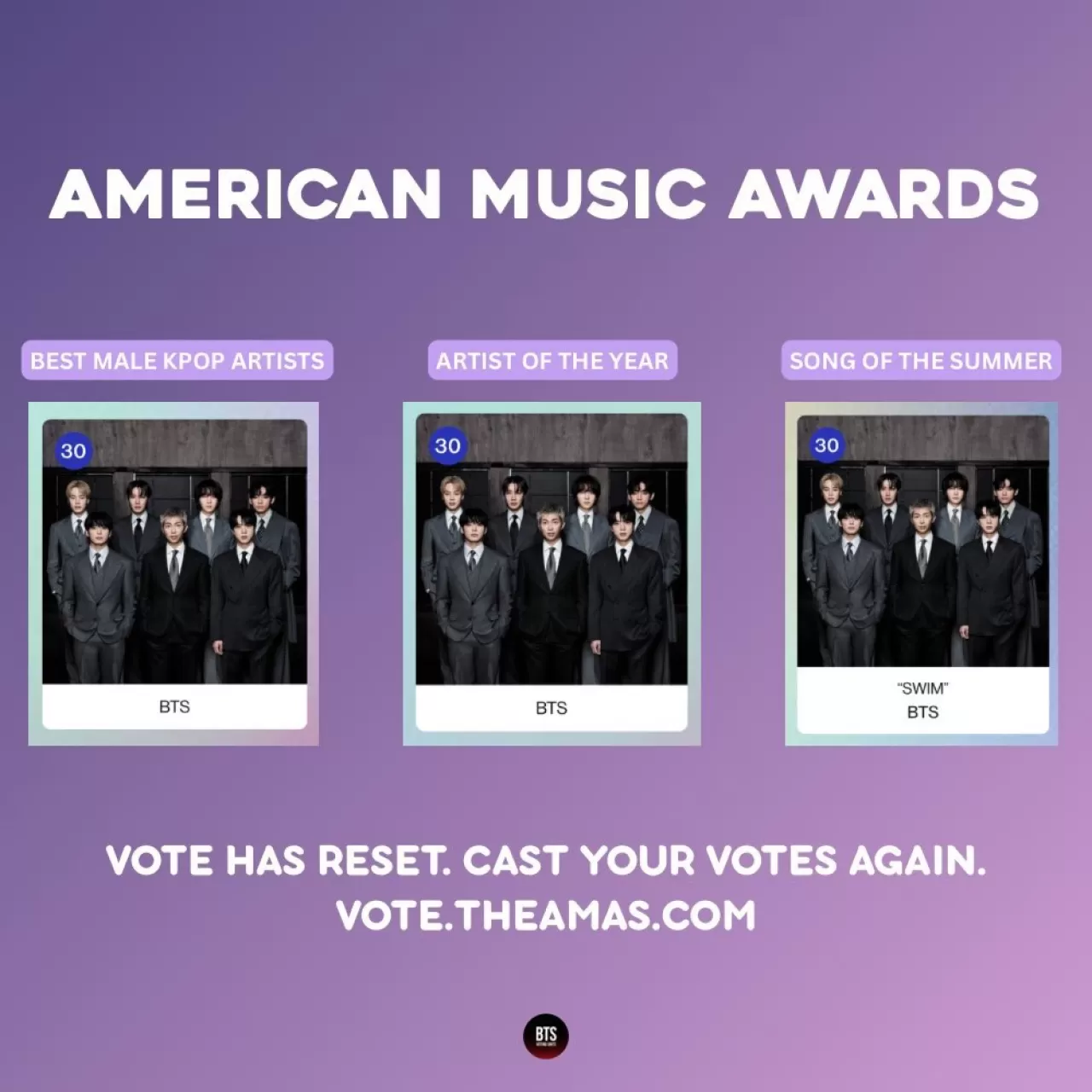 BTS 2026 AMA Ödüllerinde Yarışıyor: ARMY'ye Oylama Çağrısı